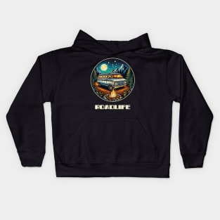 Roadlife conversion van Kids Hoodie